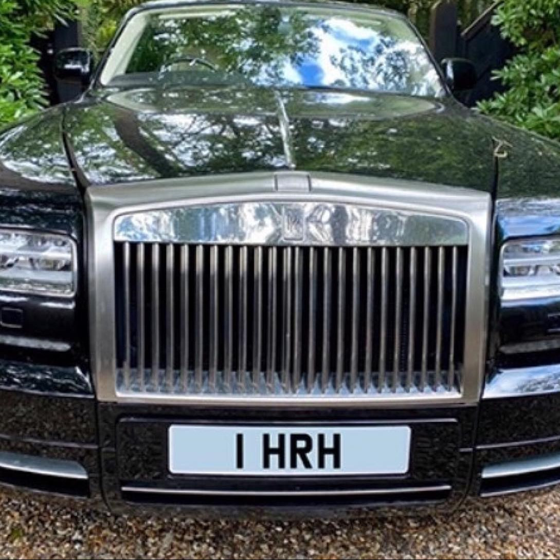 Cherished DVLA car number plates 1 HRH sells at over £100,000 R4V